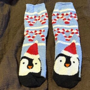 New Without Tags NWT Christmas Plush Wool Knit Comfy Fluffy Socks